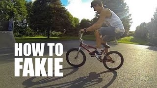 How to fakie BMX (Как сделать фэйки на BMX, MTB) | Школа BMX Online #8 Дима Гордей