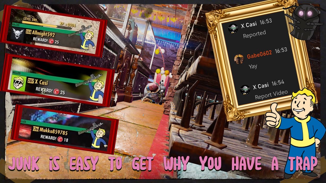 Fallout 76 PvP how to get PvE players angry