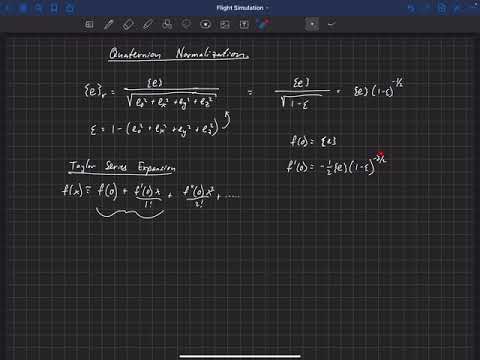 Flight Simulation . Integration Error . Quaternion Renormalization
