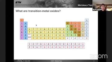 Transition metal oxides - Nicola Spaldin