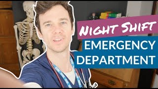 Day in life of DOCTOR in EMERGENCY DEPARTMENT (night shift vlog)