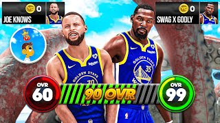 DAY 15! DUO SERIES W/ JOE KNOWS! 60 TO 99 STEPHEN CURRY & KEVIN DURANT NO MONEY SPENT!