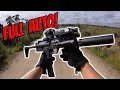 Scaring airsoft players with fullauto mp7 tokyo marui mp7 gbb