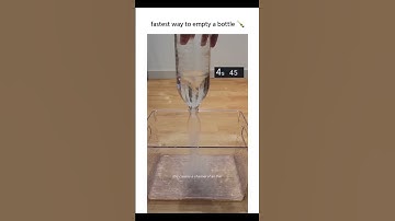 Fastest way to empty bottle - Engineers Academy #youtubeshorts #shortsviral #viral