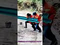 Road Safety Workers Install Wave Beam Guardrails