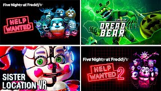FNAF VR Help Wanted + Curse of Dreadbear DLC | Sister Location VR | Help Wanted 2 | No Commentary