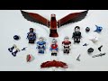 LEGO UNOFFICIAL PEACEMAKER | SOLDIER - BLOODY - BLUE DRAGON - PEACEMAKER - WHITE DRAGON - VIGILANTE