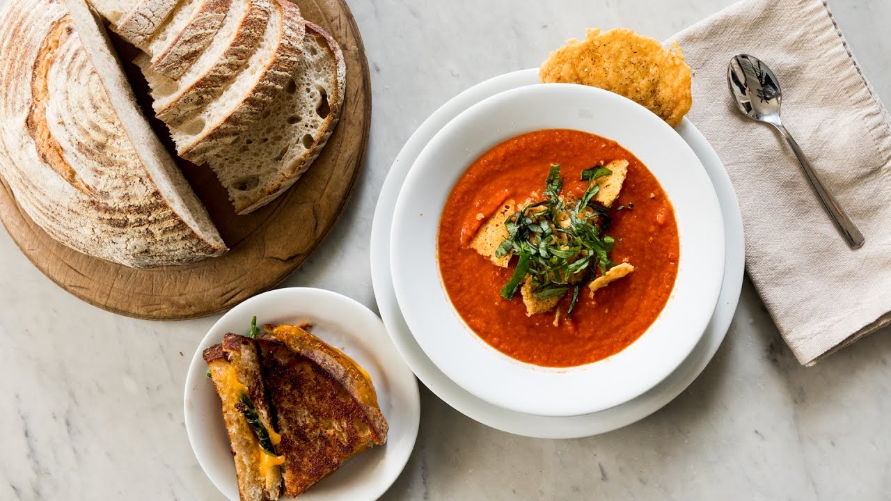 Tomato Roasted Red Pepper Soup Youtube