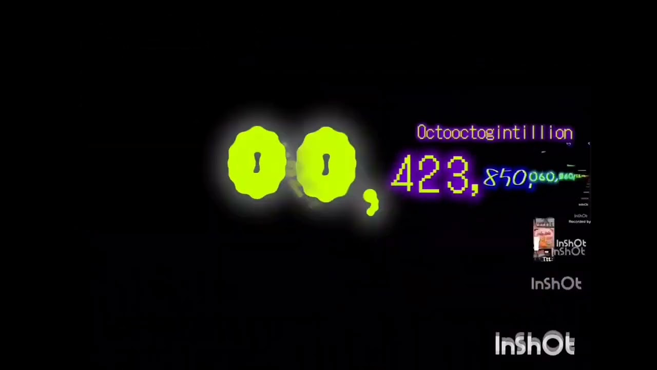 0 to 1 Centillion with sounds 1/10