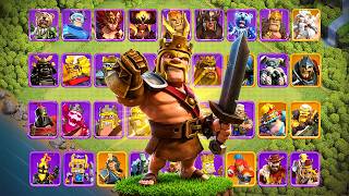 Clash of Clans | Barbarian King all Skin and Animation | screenshot 5