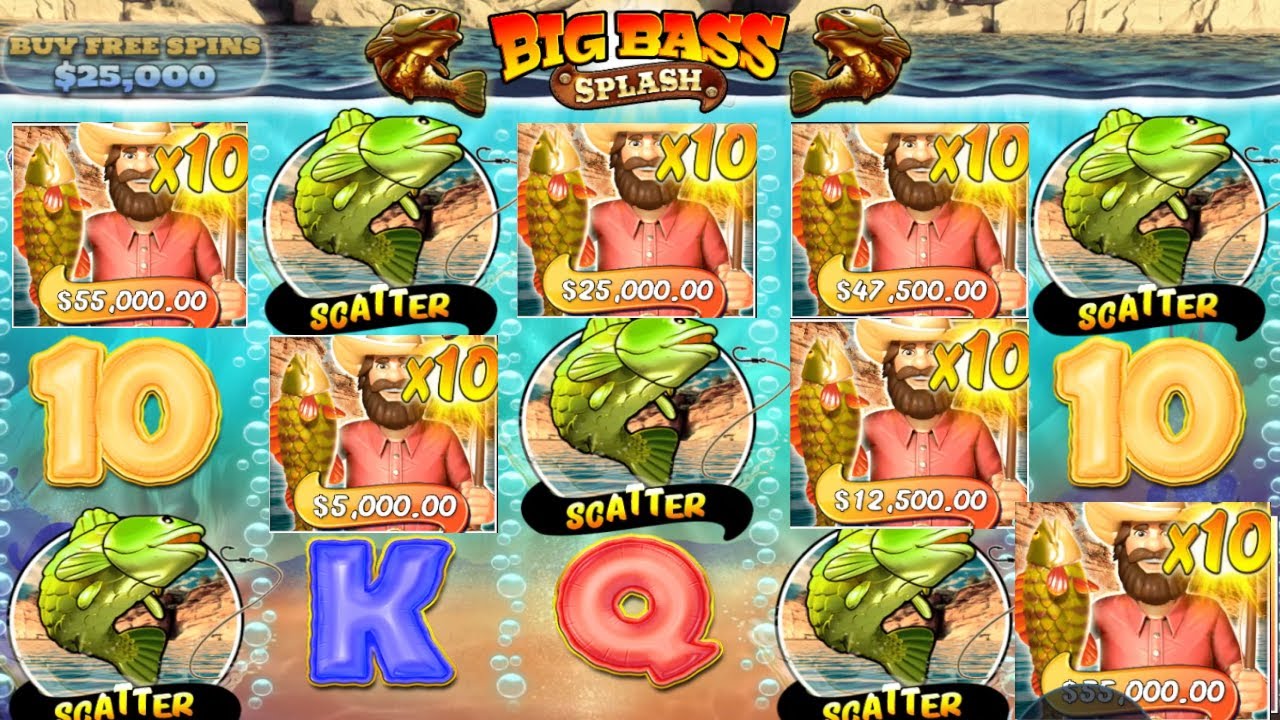BIG BASS SPLASH - 20 FREE SPINS 10X MULTIPLIER EPIC WIN- BONUS BUY ...