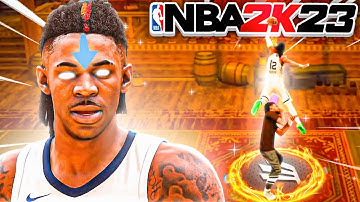 This JA MORANT BUILD is a DEMIGOD in the 1V1 COURT in NBA 2K23! BEST GUARD BUILD 2K23