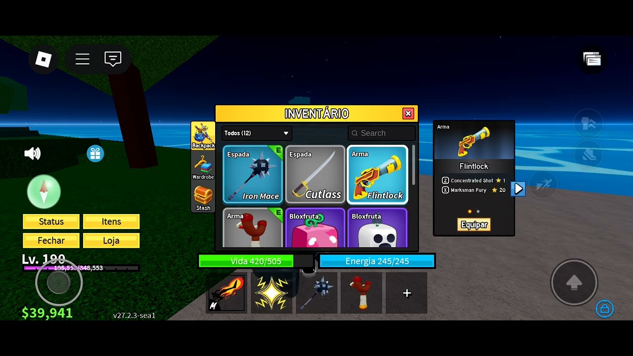 Meu primeiro vídeo de blox fruit 