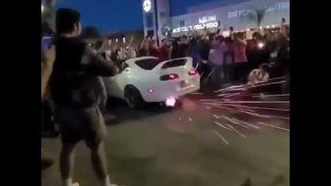 2-step MK4 Toyota Supra revving battle 