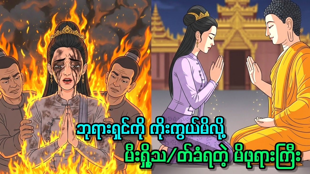 ဘုရားရှင်ကို ကိုးကွယ်မိလို့ မီးရှို့သ/တ်ခံရတဲ့ မိဖုရားကြီး