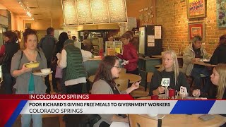 Poor Richard’s offers free meals to federal employees during shutdown