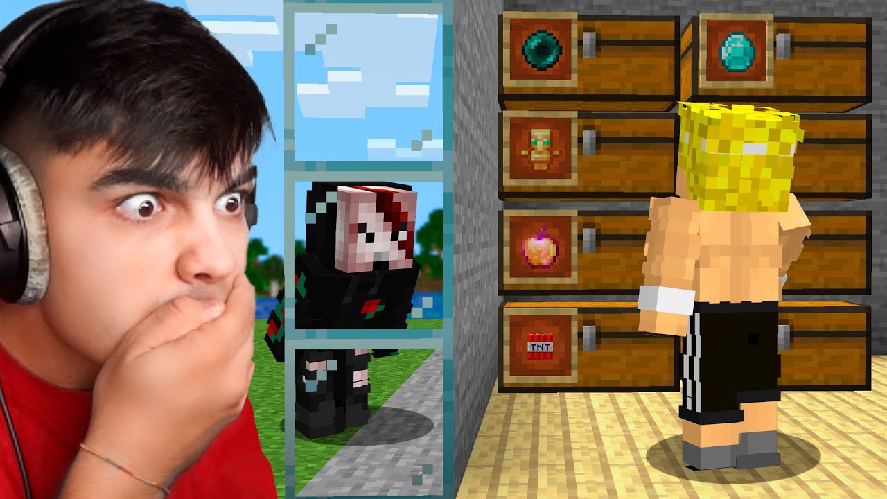 Me Escondí de Mi Amigo con Bloques Invisibles en Minecraft