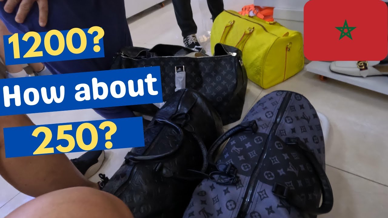 MARKET SPREE IN MOROCCO - GOT IN TROUBLE!!!