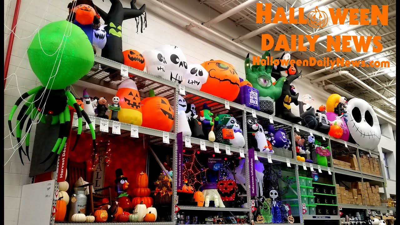 Halloween 2021 Lowe's Full Store Walkthrough New Animatronics and