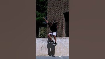 Ollie down the loading dock #skateboarding #shorts