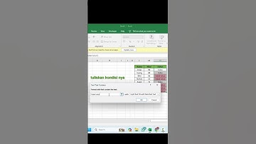 Memberikan warna dengan kondisi tertentu  #belajarexcel #exceltips #jagoexcel #exceltricks #excel