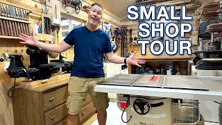 12minute shop tour.  Check out my tiny workshop!