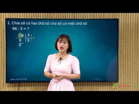 Video Toán lớp 3 - Bài 15: Chia số có hai chữ số cho số có... - youtube
