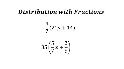 Distribution with Fractions - Simplify Perfectly