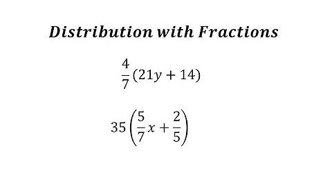 Distribution with Fractions - Simplify Perfectly