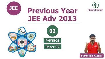 JEE | Physics | JEE ADV 2013 Paper 02 | Surendra Kumar