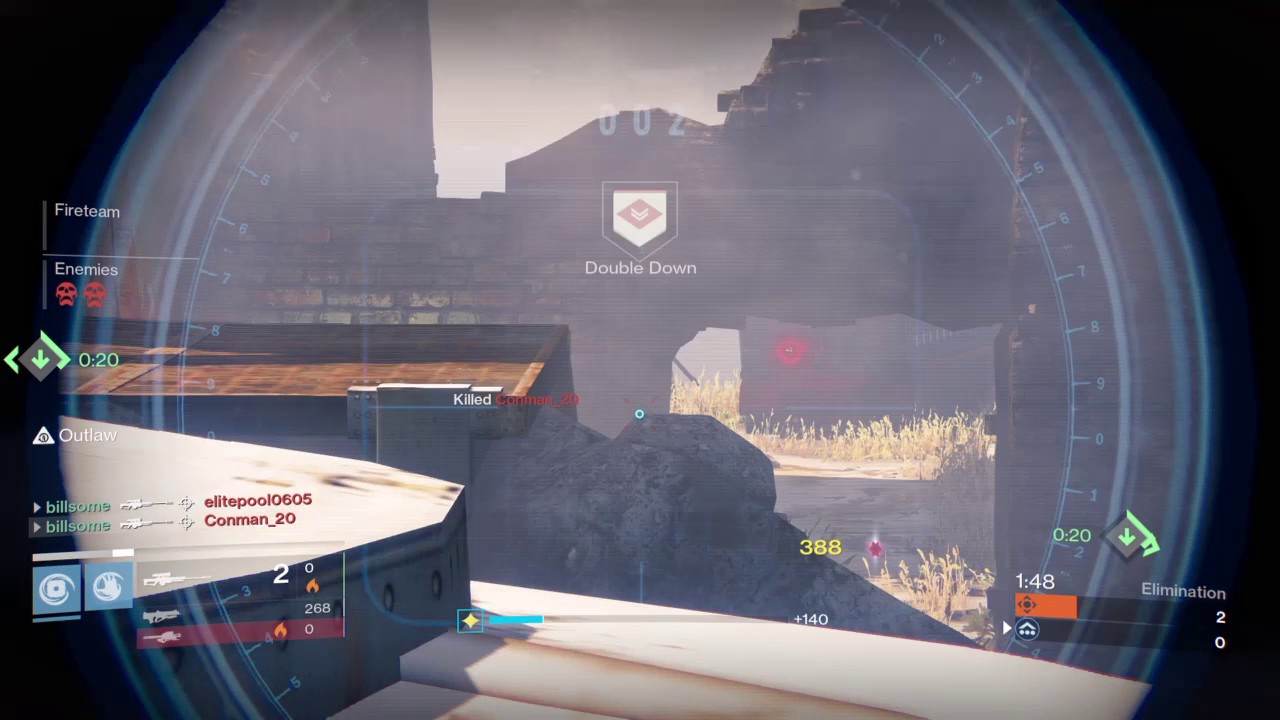 Destiny triple headshots with longbow