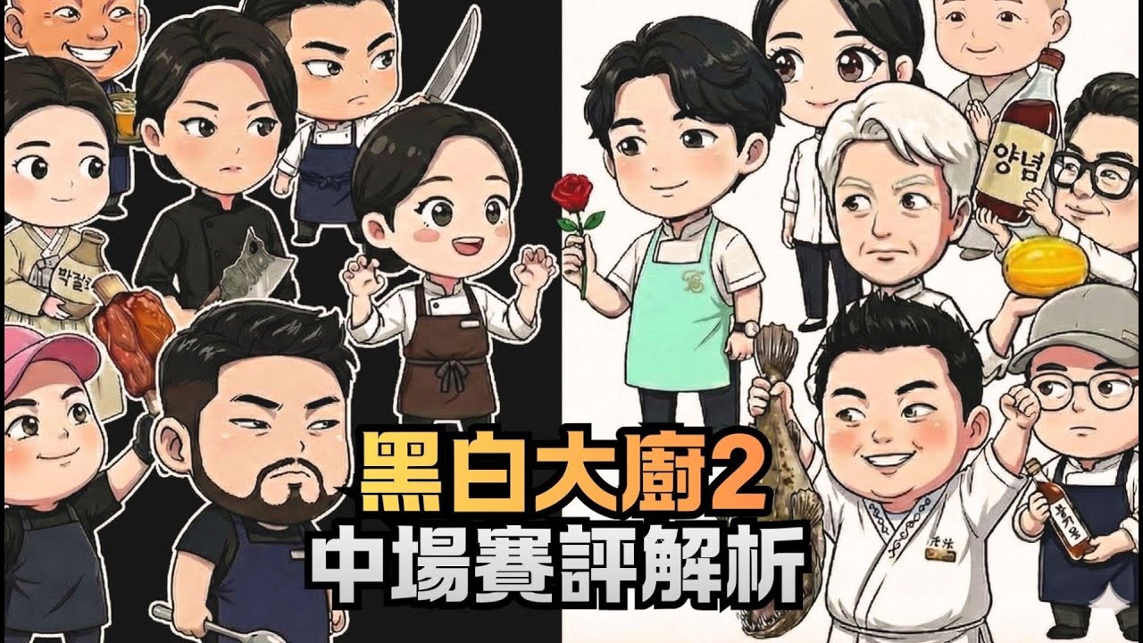 Netflix【黑白大廚2】中場賽事評析！盲測BUG不公平？強行復活惹人議？團體賽根本是隊內相殘的「JP大廚」大對決！