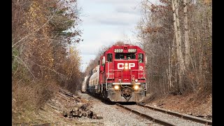 A Collection of CP GP38-2's on the Searsport Job -10/24/22, 10/27/22, 12/8/22