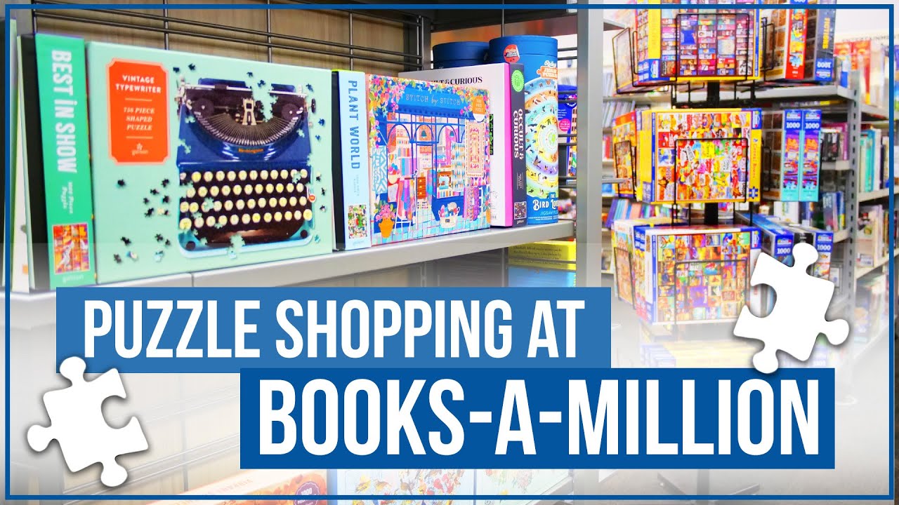 SO MANY Puzzles To Explore at BOOKS A MILLION! | Jigsaw Puzzle Shop-With-Me