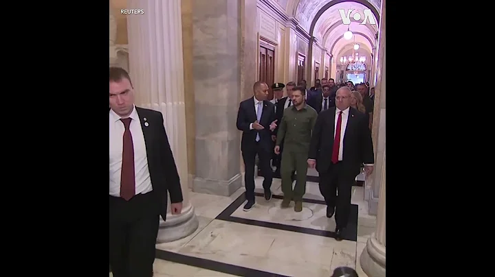 烏克蘭總統澤連斯基抵達美國國會 - 天天要聞