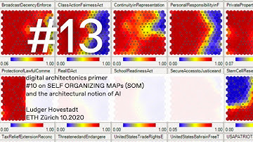 digital architectonics primer #13 Self Organizing Maps (SOM) and the architectural notion of AI