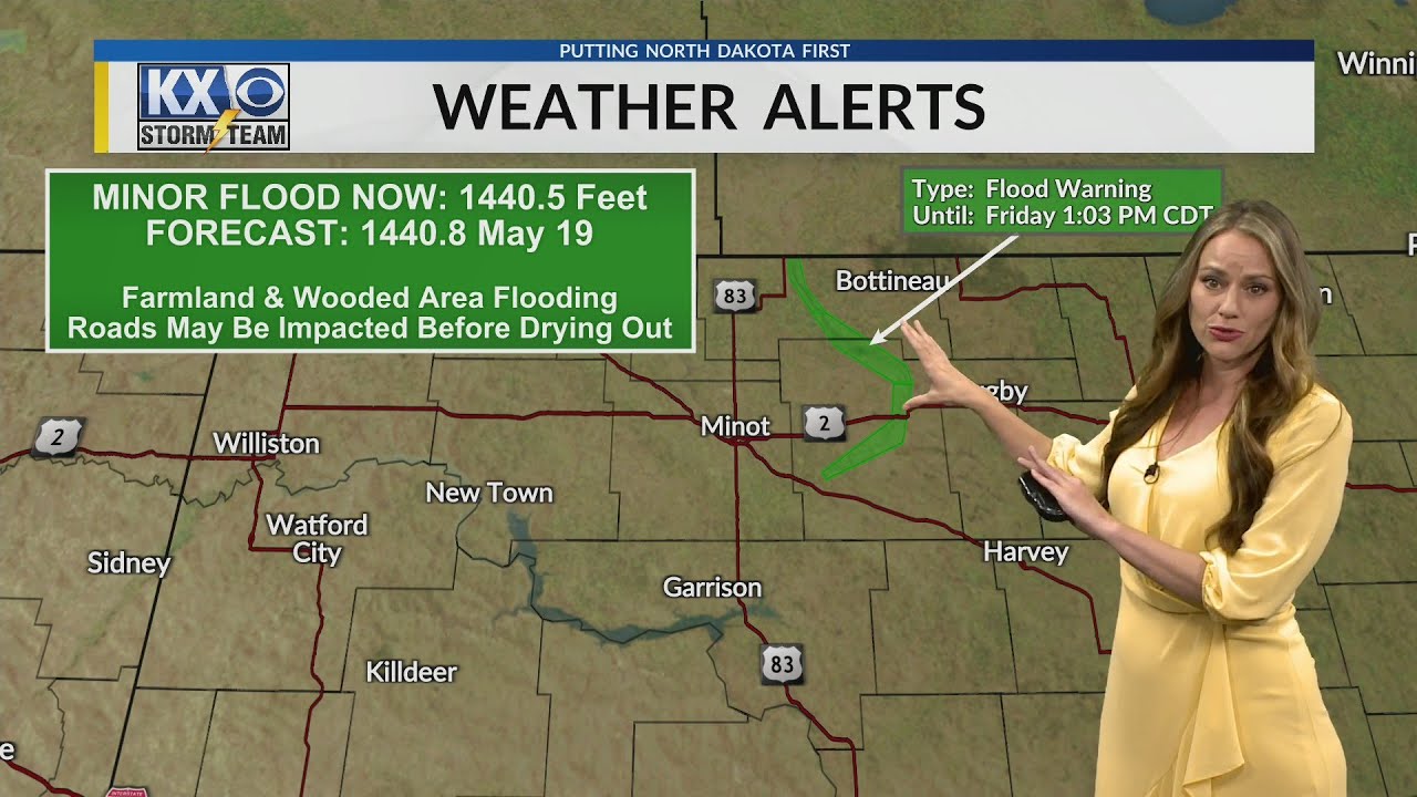 Thunderstorms and cool wind before and after above average temperatures ...