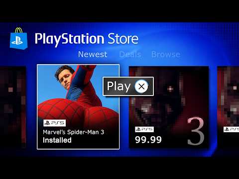 PlayStation Store but RUINED by SLOP Games