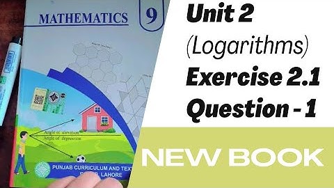 Class 9th Math | Exercise 2.1-Q .1 How to write in Scientific Notation|  Unit 2 (Logarithms)