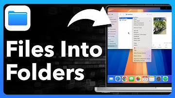 How To Move Files To Folders On MacBook