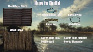 Dayz: How To Build A Fence And Gate + (Combination Lock, Camo Net And  Barbed Wire) - Youtube