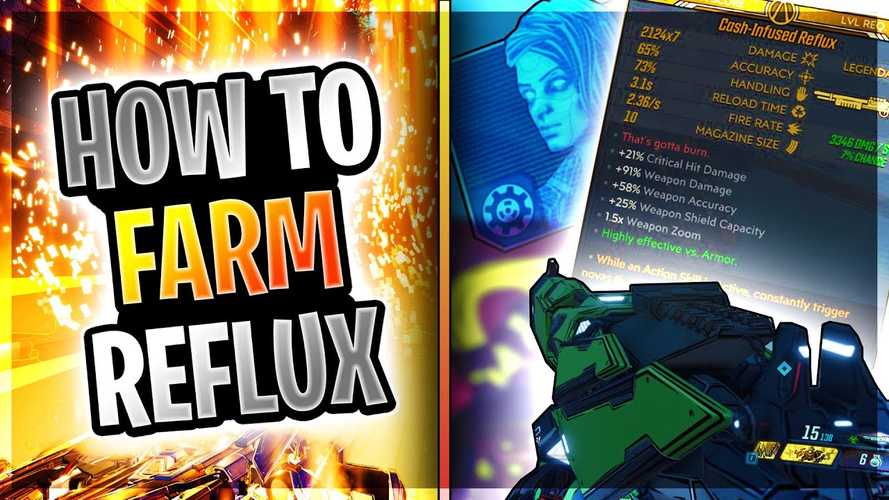 Borderlands 3 │ How to FARM The REFLUX (Legendary Review)