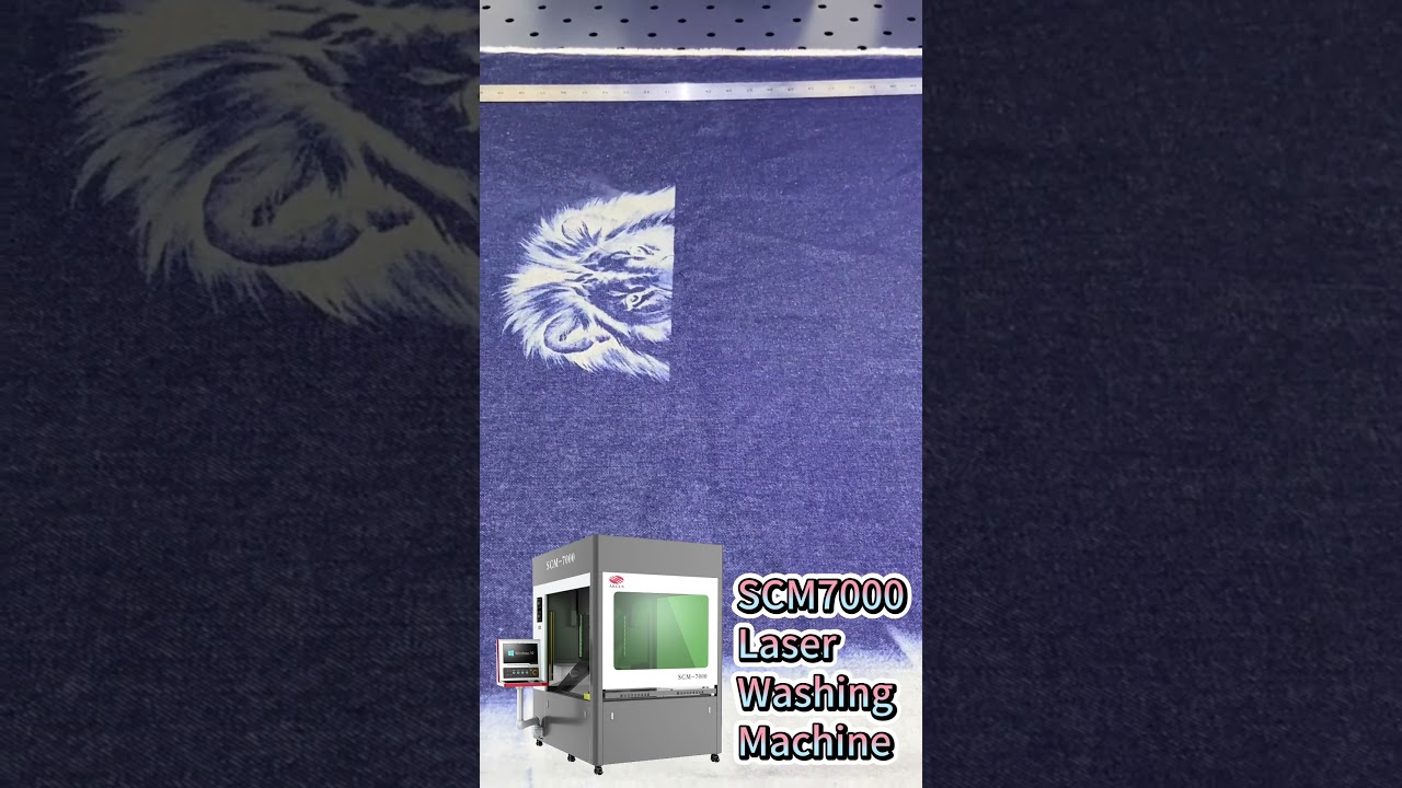 High-Speed Denim Laser Engraving Machine | Fast, Clean & Stylish Fabric Printing 