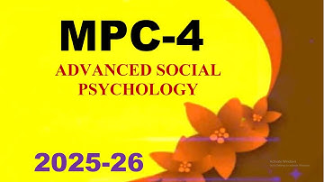 IGNOU MPC-4 Solved Assignment 2025-26 For July 2025 and January 2026 Session