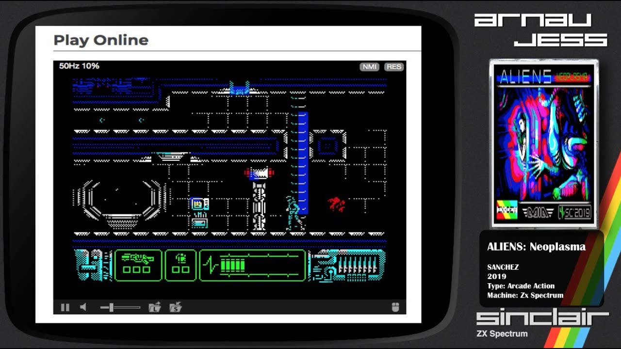 ALIENS: Neoplasma Zx Spectrum by Sanchez - YouTube