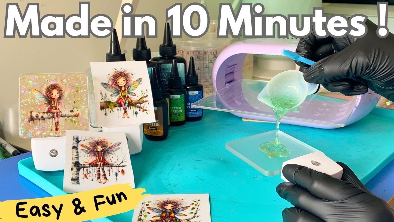 Идеальная поделка из УФ-смолы для подарков или ПРОДАЖИ. И это так ПРОСТО!