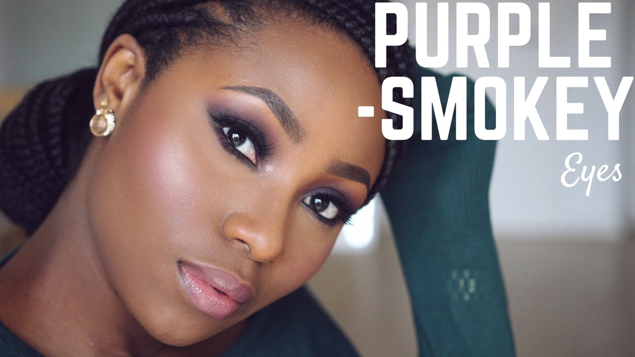 PURPLE SMOKEY EYES MAKEUP TUTORIAL THATIGBOCHICK YouTube