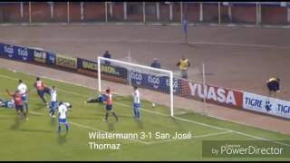 Wilstermann apertura 2016 goles