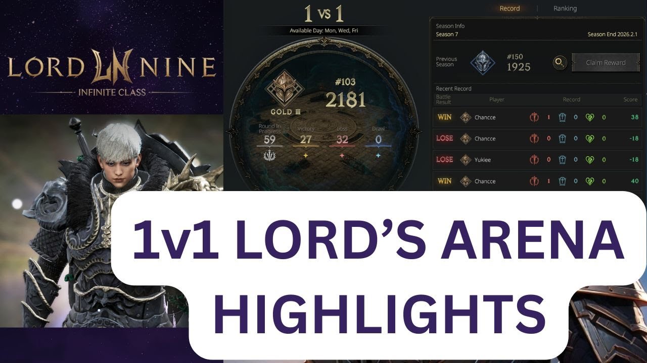 MEDEA Season 7 Lord's Arena Highlights | Lord Nine PvP Gameplay