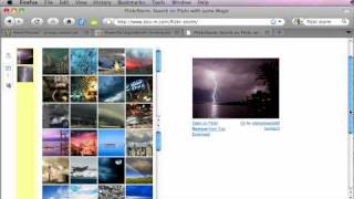 Locate copyright friendly images with Flickrstorm for an educational media project